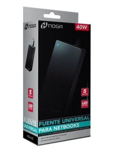 Cargador Notebook Netbook Universal Noganet Nga 40